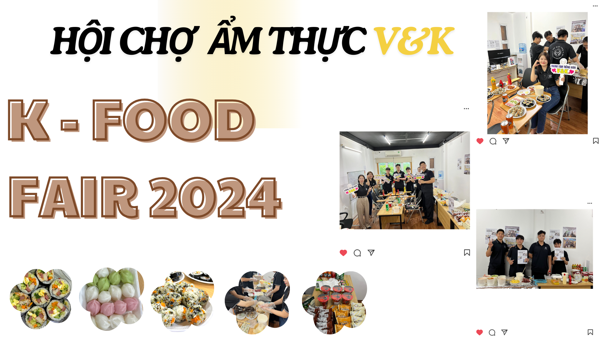 HỘI CHỢ ẨM THỰC V&K _  K-FOOD FAIR 2024